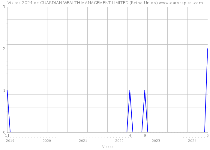 Visitas 2024 de GUARDIAN WEALTH MANAGEMENT LIMITED (Reino Unido) 