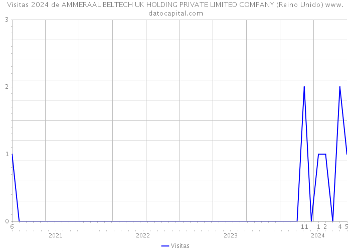 Visitas 2024 de AMMERAAL BELTECH UK HOLDING PRIVATE LIMITED COMPANY (Reino Unido) 