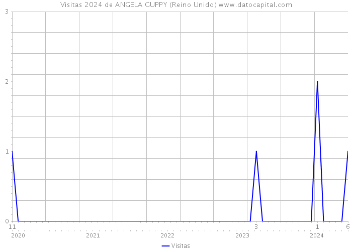 Visitas 2024 de ANGELA GUPPY (Reino Unido) 