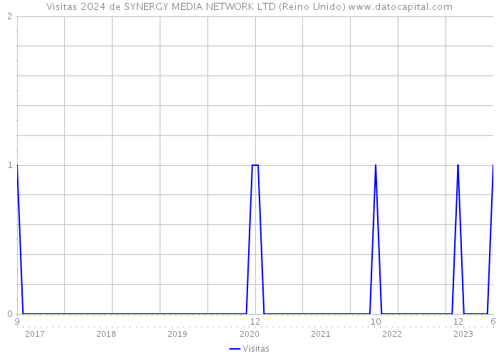 Visitas 2024 de SYNERGY MEDIA NETWORK LTD (Reino Unido) 