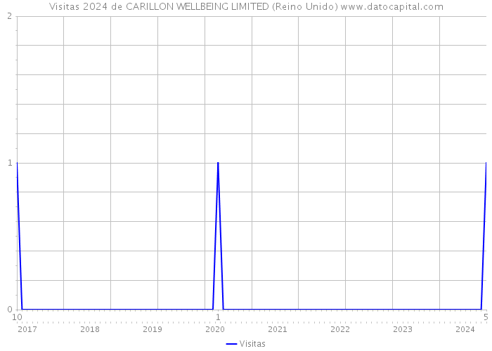 Visitas 2024 de CARILLON WELLBEING LIMITED (Reino Unido) 