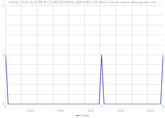 Visitas 2024 de DYER & CO SECRETARIAL SERVCIES LTD (Reino Unido) 