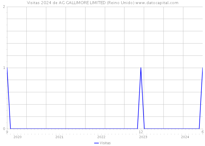 Visitas 2024 de AG GALLIMORE LIMITED (Reino Unido) 