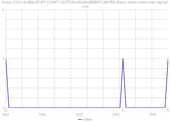 Visitas 2024 de BEAUFORT COURT (CLIFTON) MANAGEMENT LIMITED (Reino Unido) 