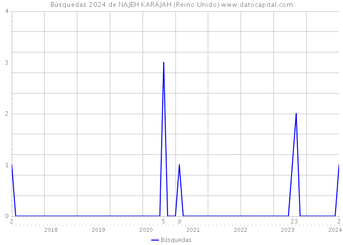 Búsquedas 2024 de NAJEH KARAJAH (Reino Unido) 