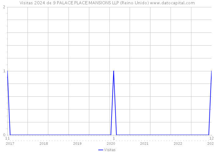 Visitas 2024 de 9 PALACE PLACE MANSIONS LLP (Reino Unido) 