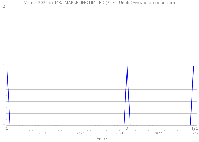 Visitas 2024 de MBU MARKETING LIMITED (Reino Unido) 