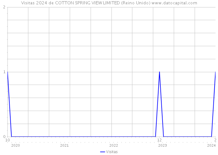 Visitas 2024 de COTTON SPRING VIEW LIMITED (Reino Unido) 