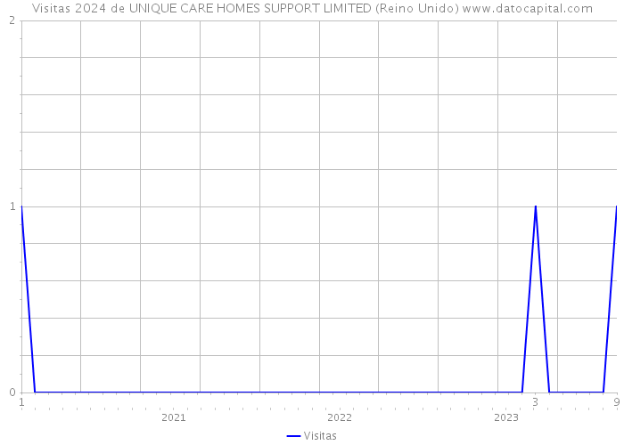 Visitas 2024 de UNIQUE CARE HOMES SUPPORT LIMITED (Reino Unido) 