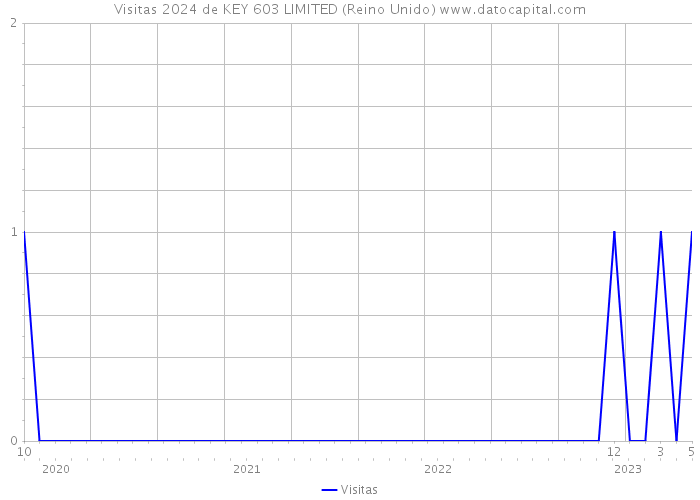 Visitas 2024 de KEY 603 LIMITED (Reino Unido) 