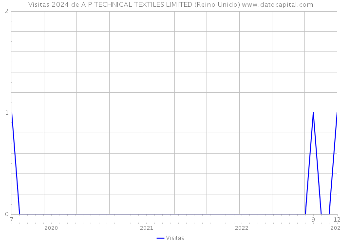 Visitas 2024 de A P TECHNICAL TEXTILES LIMITED (Reino Unido) 