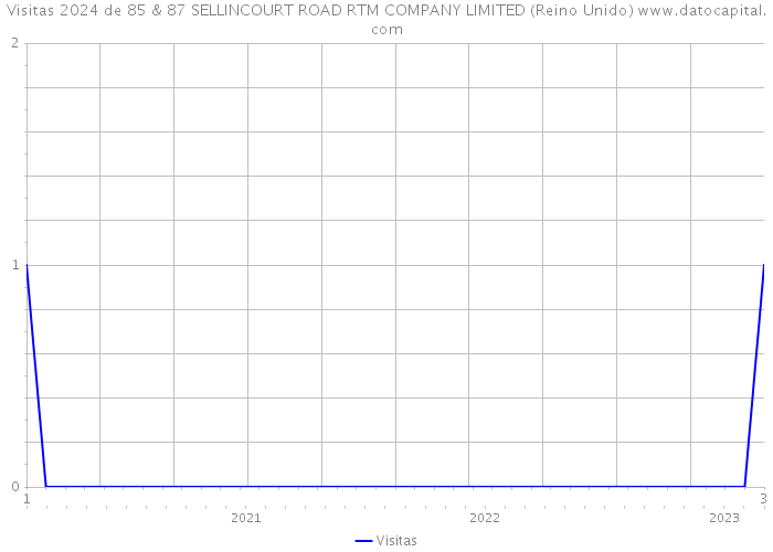 Visitas 2024 de 85 & 87 SELLINCOURT ROAD RTM COMPANY LIMITED (Reino Unido) 