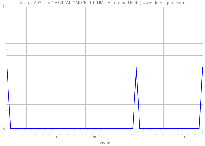 Visitas 2024 de CERVICAL CANCER UK LIMITED (Reino Unido) 