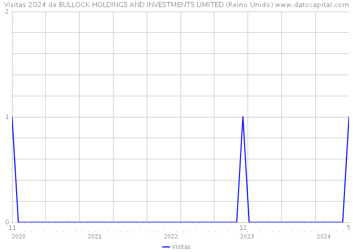 Visitas 2024 de BULLOCK HOLDINGS AND INVESTMENTS LIMITED (Reino Unido) 