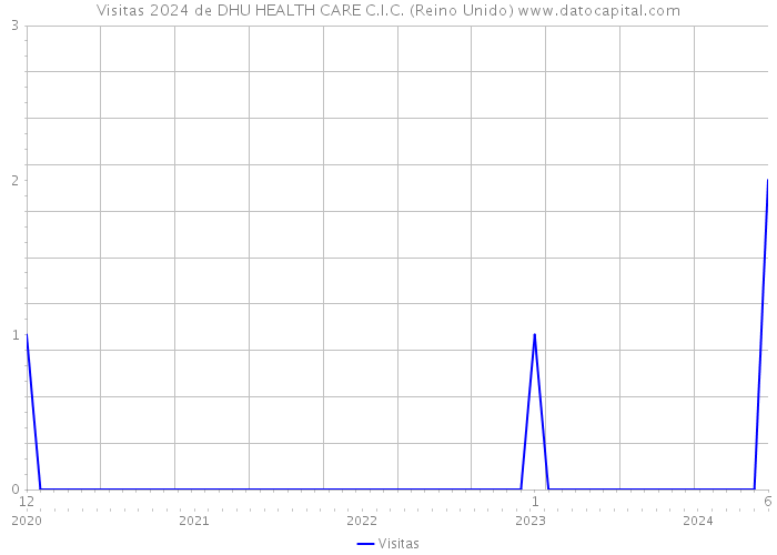 Visitas 2024 de DHU HEALTH CARE C.I.C. (Reino Unido) 