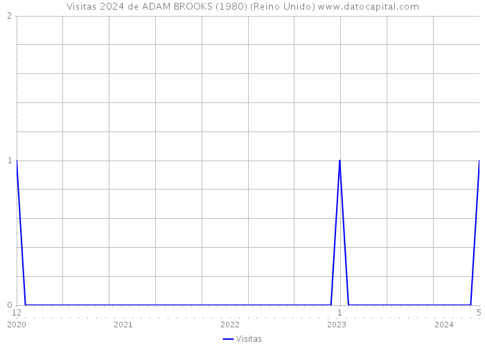 Visitas 2024 de ADAM BROOKS (1980) (Reino Unido) 