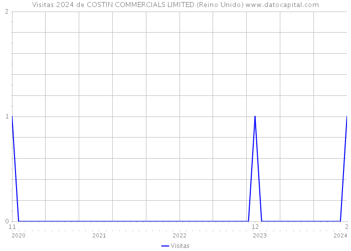 Visitas 2024 de COSTIN COMMERCIALS LIMITED (Reino Unido) 