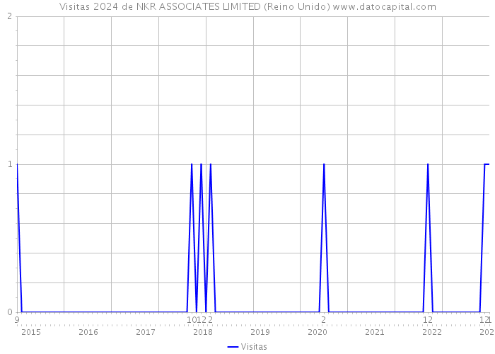 Visitas 2024 de NKR ASSOCIATES LIMITED (Reino Unido) 