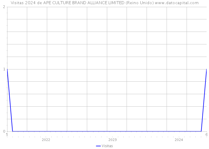 Visitas 2024 de APE CULTURE BRAND ALLIANCE LIMITED (Reino Unido) 