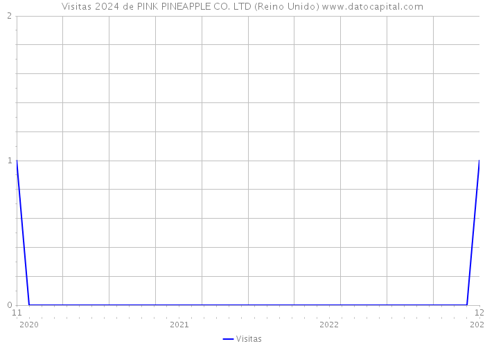 Visitas 2024 de PINK PINEAPPLE CO. LTD (Reino Unido) 