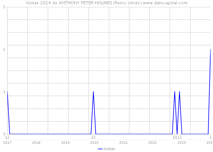 Visitas 2024 de ANTHONY PETER HOLMES (Reino Unido) 