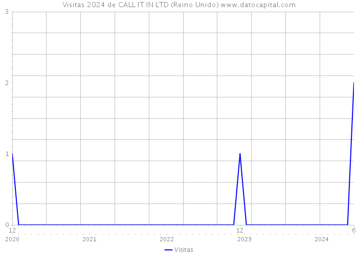 Visitas 2024 de CALL IT IN LTD (Reino Unido) 