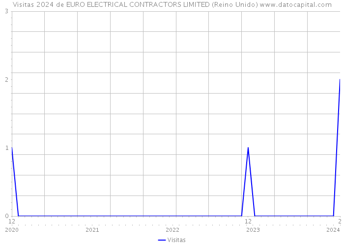 Visitas 2024 de EURO ELECTRICAL CONTRACTORS LIMITED (Reino Unido) 