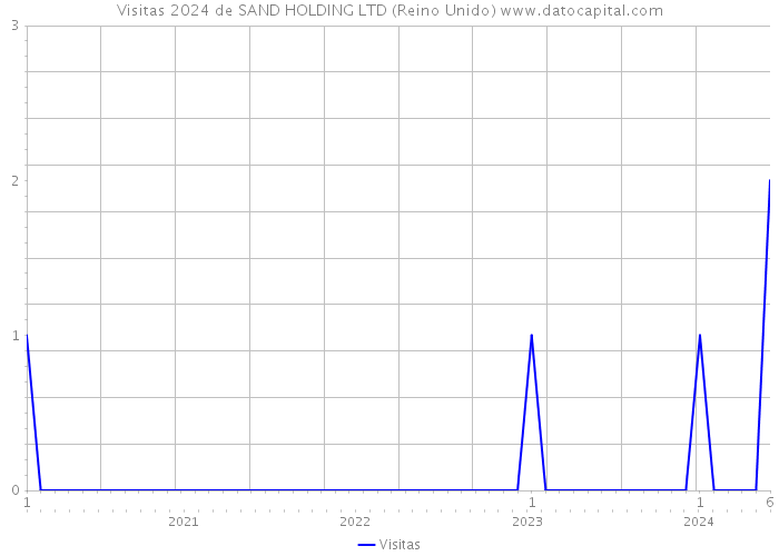 Visitas 2024 de SAND HOLDING LTD (Reino Unido) 