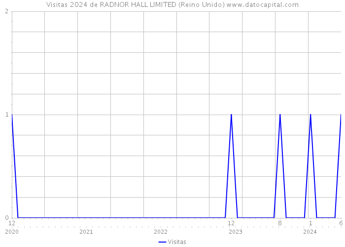 Visitas 2024 de RADNOR HALL LIMITED (Reino Unido) 