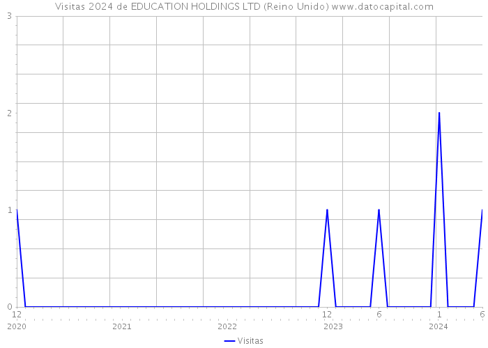 Visitas 2024 de EDUCATION HOLDINGS LTD (Reino Unido) 