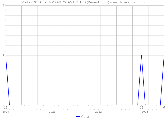 Visitas 2024 de ERM OVERSEAS LIMITED (Reino Unido) 