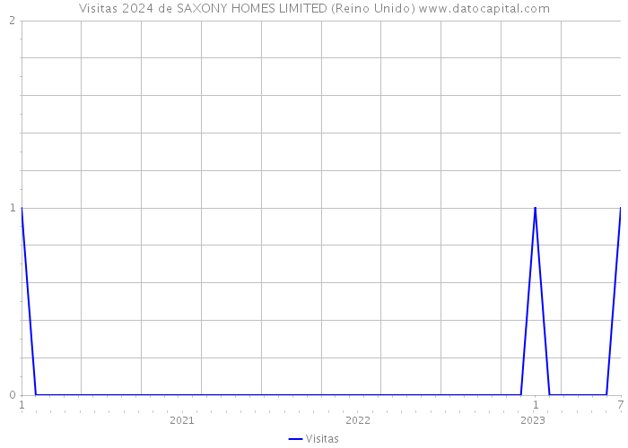 Visitas 2024 de SAXONY HOMES LIMITED (Reino Unido) 