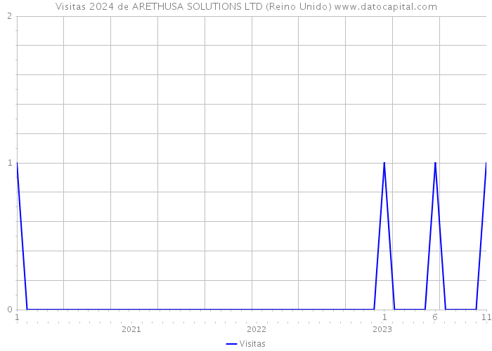 Visitas 2024 de ARETHUSA SOLUTIONS LTD (Reino Unido) 