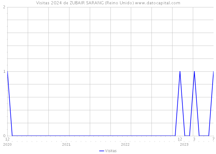 Visitas 2024 de ZUBAIR SARANG (Reino Unido) 