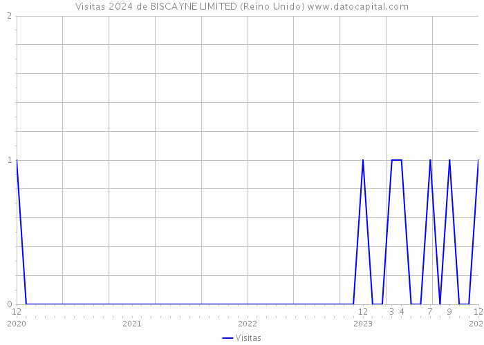 Visitas 2024 de BISCAYNE LIMITED (Reino Unido) 