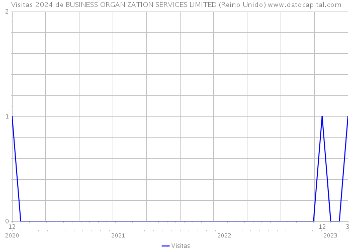 Visitas 2024 de BUSINESS ORGANIZATION SERVICES LIMITED (Reino Unido) 