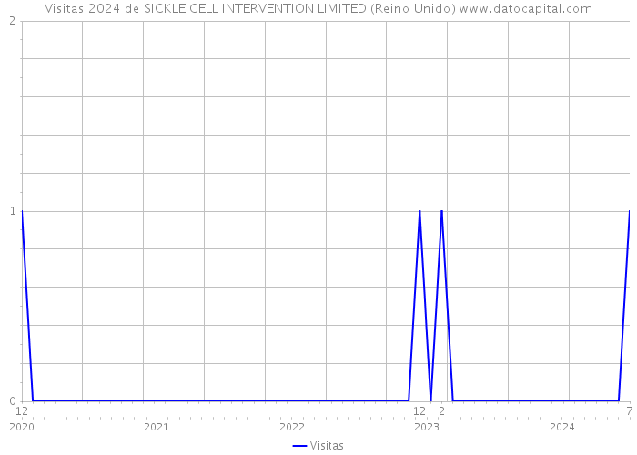 Visitas 2024 de SICKLE CELL INTERVENTION LIMITED (Reino Unido) 