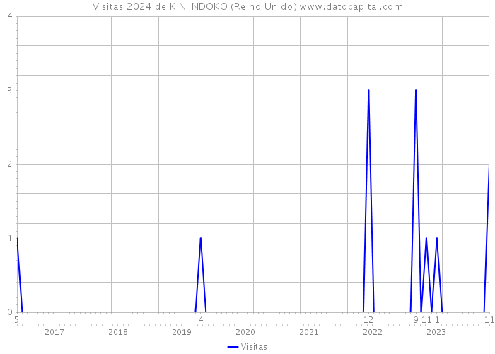 Visitas 2024 de KINI NDOKO (Reino Unido) 