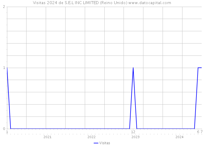 Visitas 2024 de S.E.L INC LIMITED (Reino Unido) 