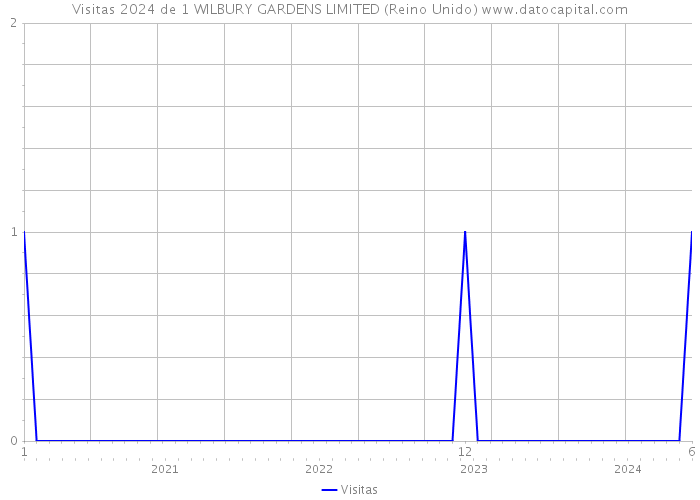 Visitas 2024 de 1 WILBURY GARDENS LIMITED (Reino Unido) 