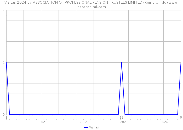 Visitas 2024 de ASSOCIATION OF PROFESSIONAL PENSION TRUSTEES LIMITED (Reino Unido) 