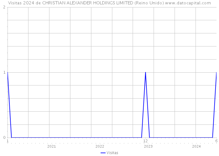 Visitas 2024 de CHRISTIAN ALEXANDER HOLDINGS LIMITED (Reino Unido) 