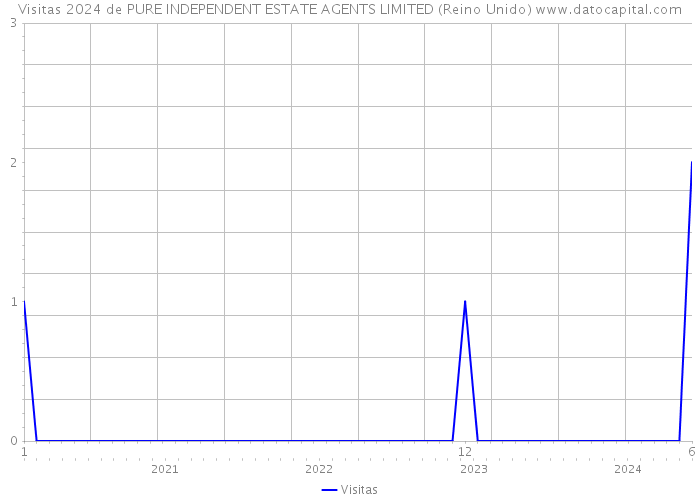 Visitas 2024 de PURE INDEPENDENT ESTATE AGENTS LIMITED (Reino Unido) 