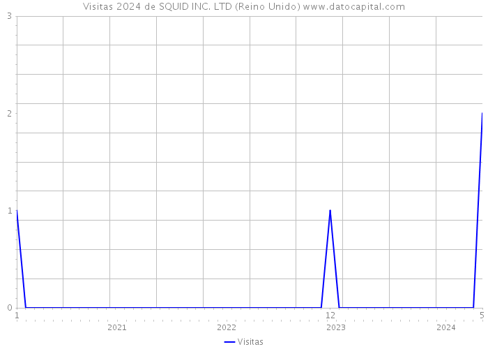 Visitas 2024 de SQUID INC. LTD (Reino Unido) 