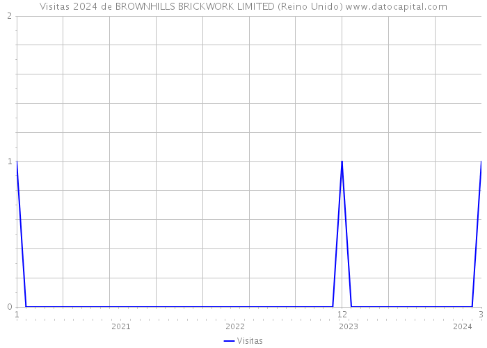 Visitas 2024 de BROWNHILLS BRICKWORK LIMITED (Reino Unido) 