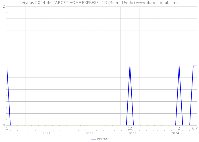 Visitas 2024 de TARGET HOME EXPRESS LTD (Reino Unido) 