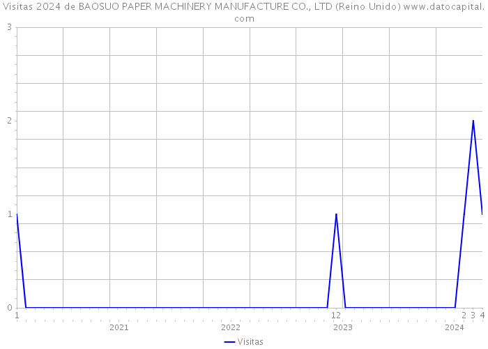 Visitas 2024 de BAOSUO PAPER MACHINERY MANUFACTURE CO., LTD (Reino Unido) 