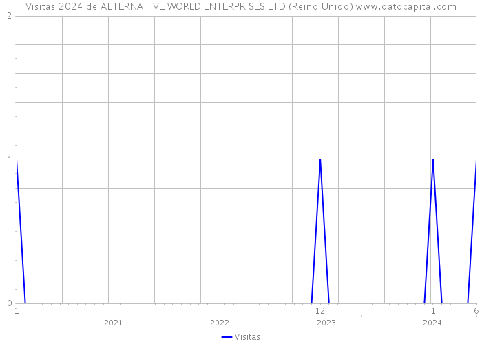 Visitas 2024 de ALTERNATIVE WORLD ENTERPRISES LTD (Reino Unido) 