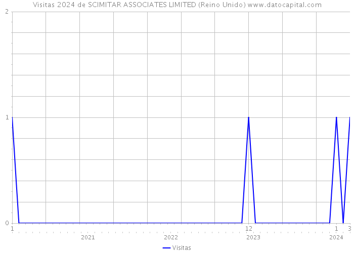 Visitas 2024 de SCIMITAR ASSOCIATES LIMITED (Reino Unido) 