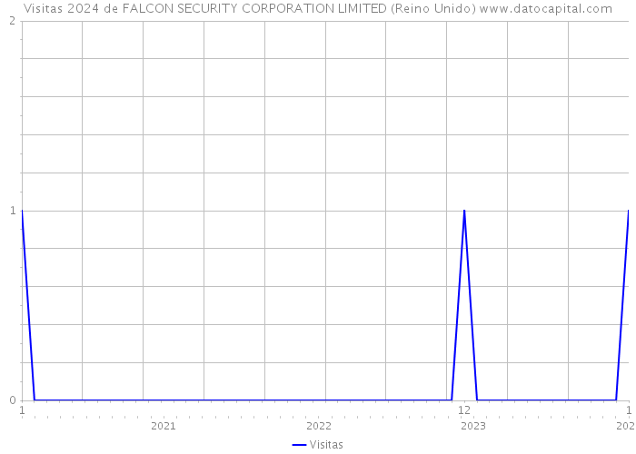 Visitas 2024 de FALCON SECURITY CORPORATION LIMITED (Reino Unido) 